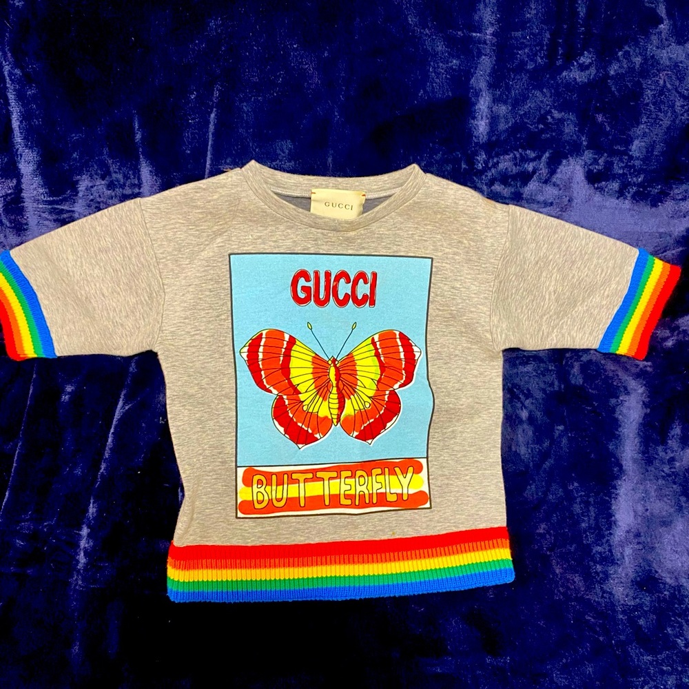 Gucci Girls Rainbow Sweater Size 5Y